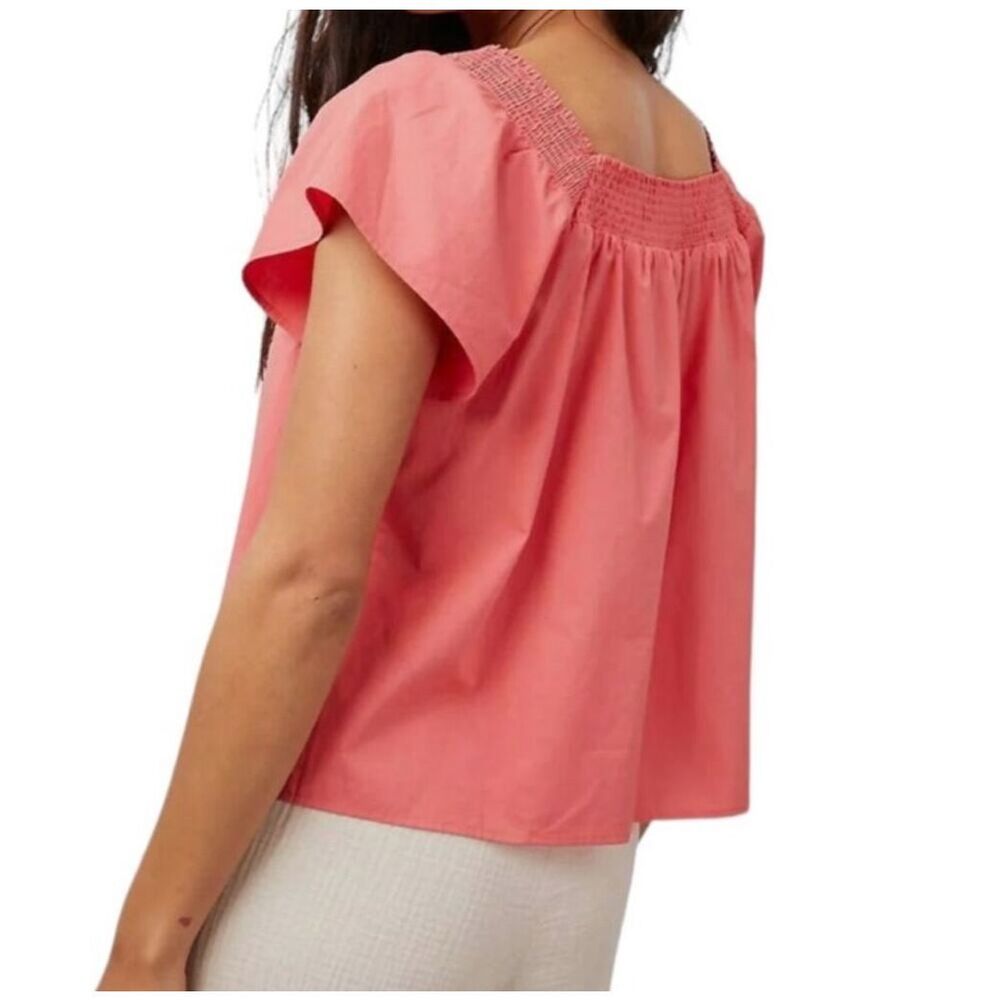 Rails Womens Flutter Sleeve Smocked Square Neck S… - image 3